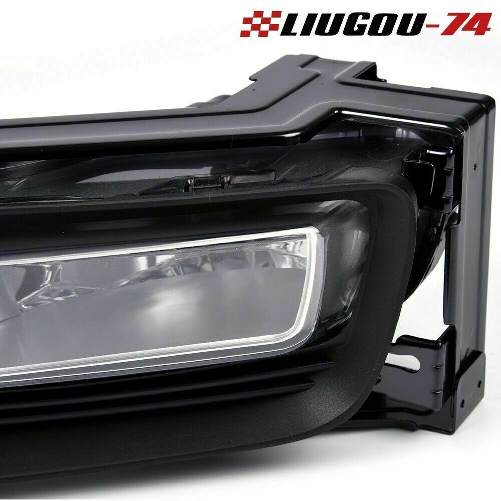 Left + Right Suitable for 2013-2015 for Honda Accord Sedan Transparent Fog Lights with Bulbs U