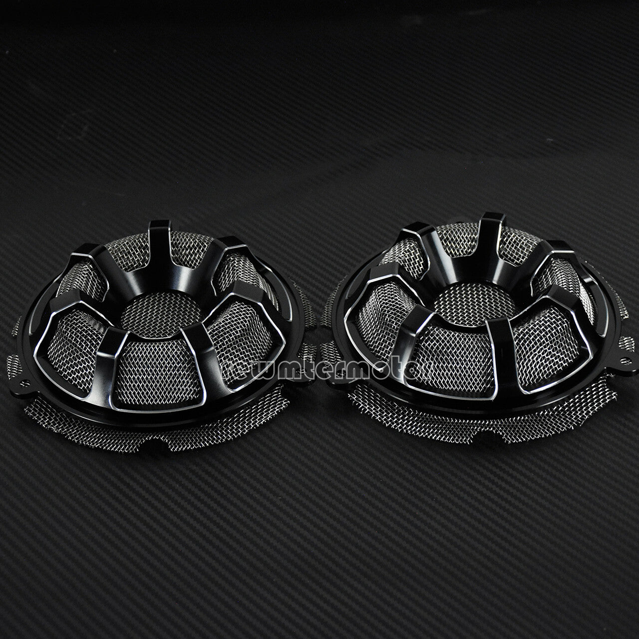Contrast Cut Front Speaker Grill Masks Cover Fit for Harley Touring CVO 2014-19