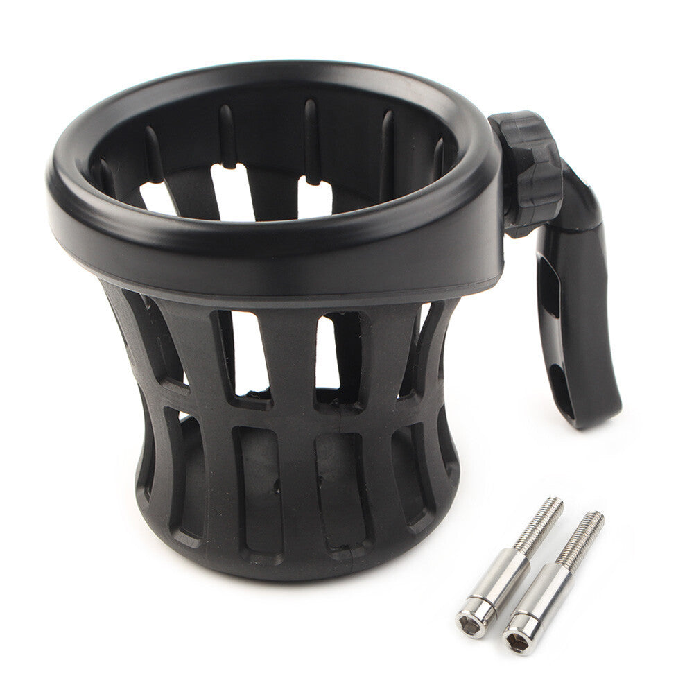 For Goldwing GL1800 2001-2021 20 Handlebar Cup Holder Drink W/ Mesh Basket Mount