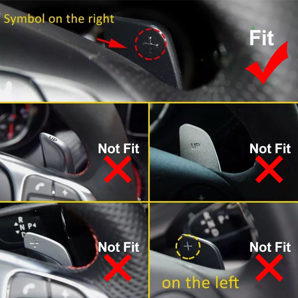 Steering Wheel Shift Paddle Extension for Mercedes-Benz A B CLA GLK SLK Class