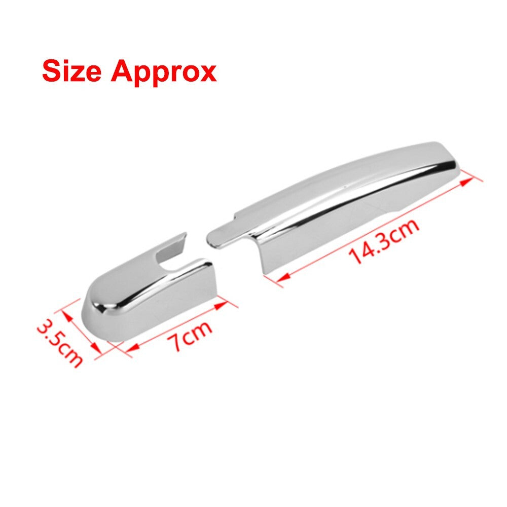 Chrome Rear Windshield Wiper Washer Cover Trim for Ford Bronco Sport 2021-2023