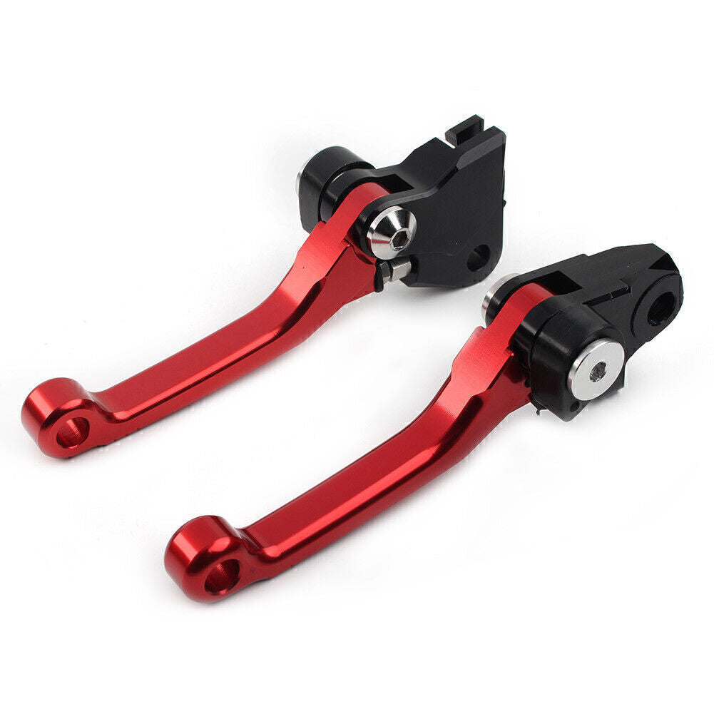 CNC Pivot Clutch Brake Levers Red Fit for YAMAHA YZ 250F YZ 426F YZ 450F 2009-2020