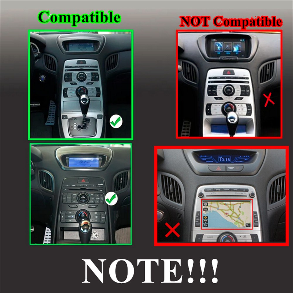 9Android 12 1+16G Car Radio GPS Navi for Hyundai for Genesis /Rohens Coupe 09-12