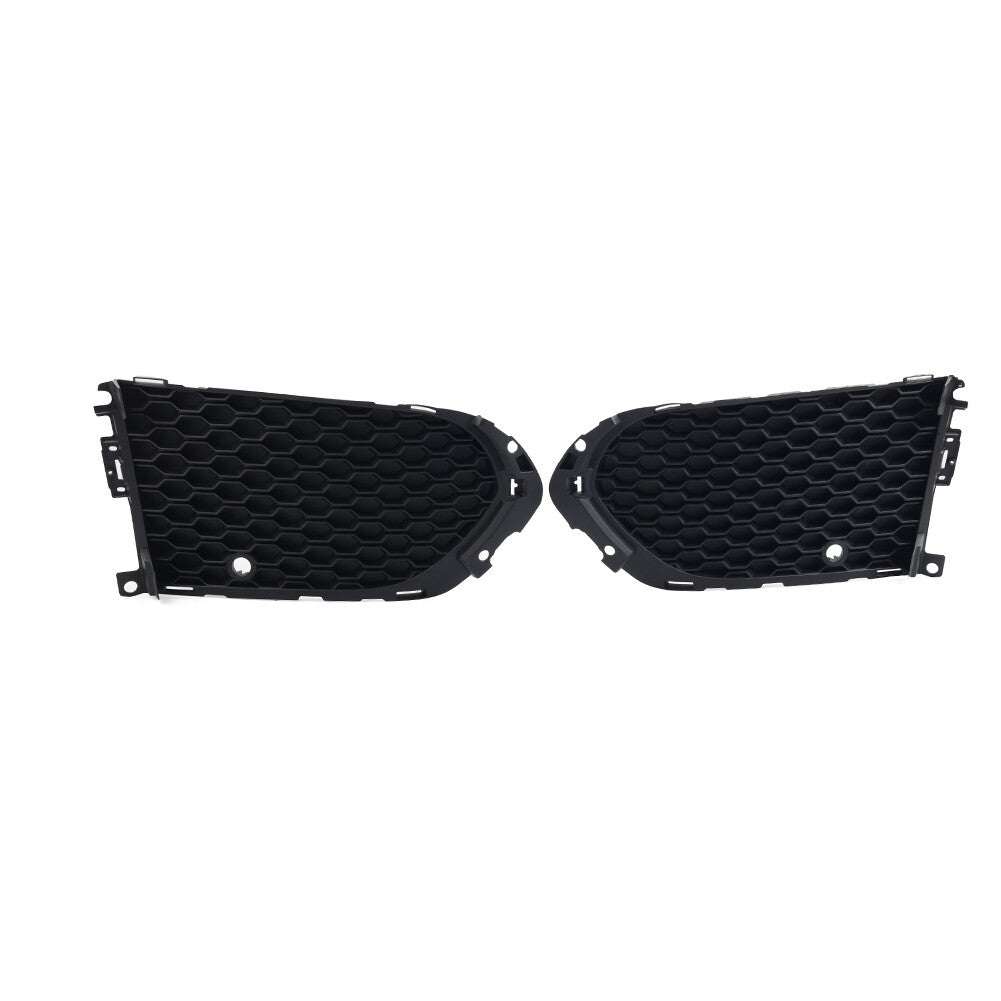 Closed Mesh Front Bumper Fog Light Lamp Grill With PDC for Jaguar F-Pace 2016-20