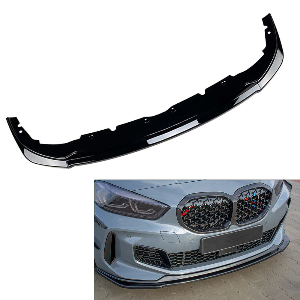 Front Bumper Lip Spoiler FIT for BMW 1 Series F40 M Sport 118i 120i 128ti 2020+