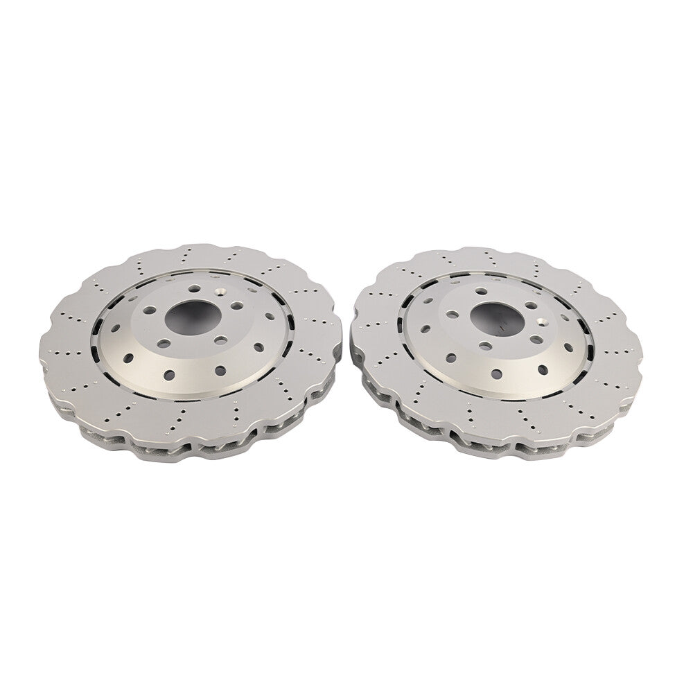 New 2x 8T0615301 Front Brake Disc Rotors 365mm for Lamborghini for Huracan R8 Rs5