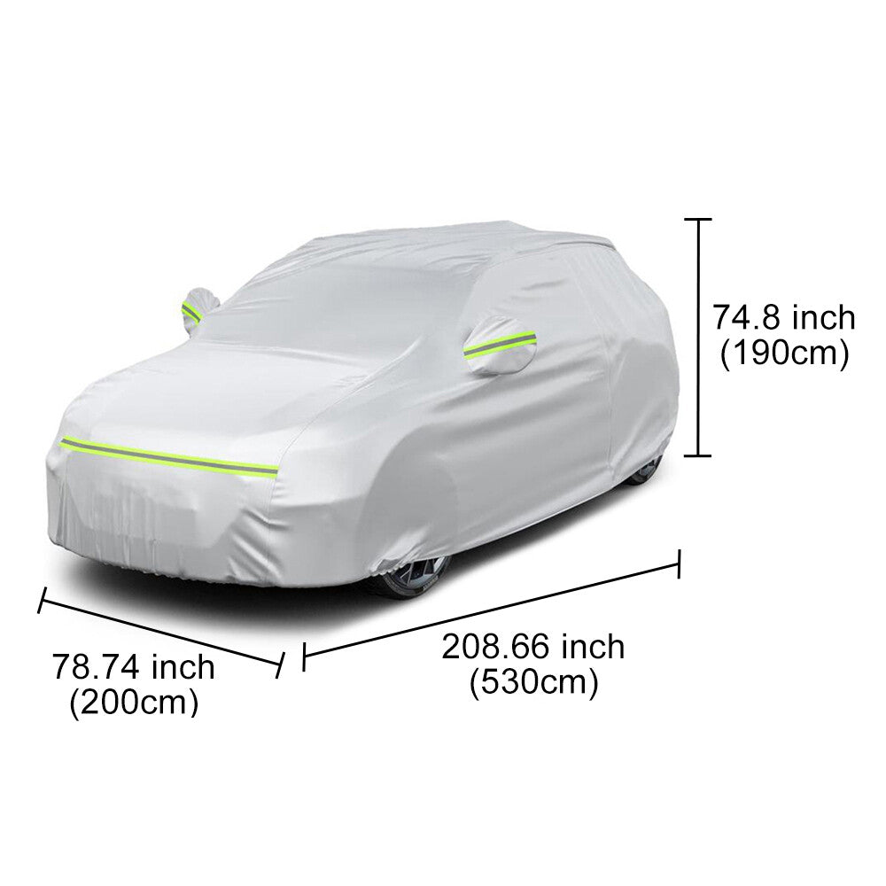 5.3x2x1.9M Car Trunk AMT Full Cover Waterproof for All Season Car Protector