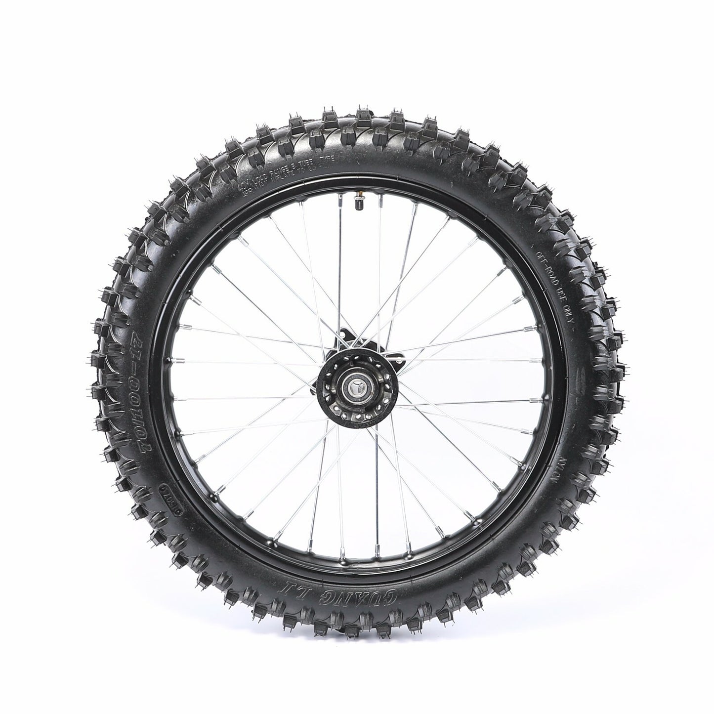 17-inch front wheel 70/100-17 tire and rim assembly for Dirt Pit bikes Apollo 125CC 150CC
