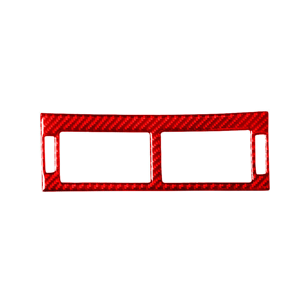 Red Carbon Fiber Center Air Vent Trim for Land Rover Discovery Sport 2015-2019