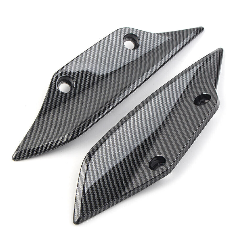 for BMW S1000RR 2009-2014 2010 2011 Carbon Fiber Front Spoiler Winglets Fairing