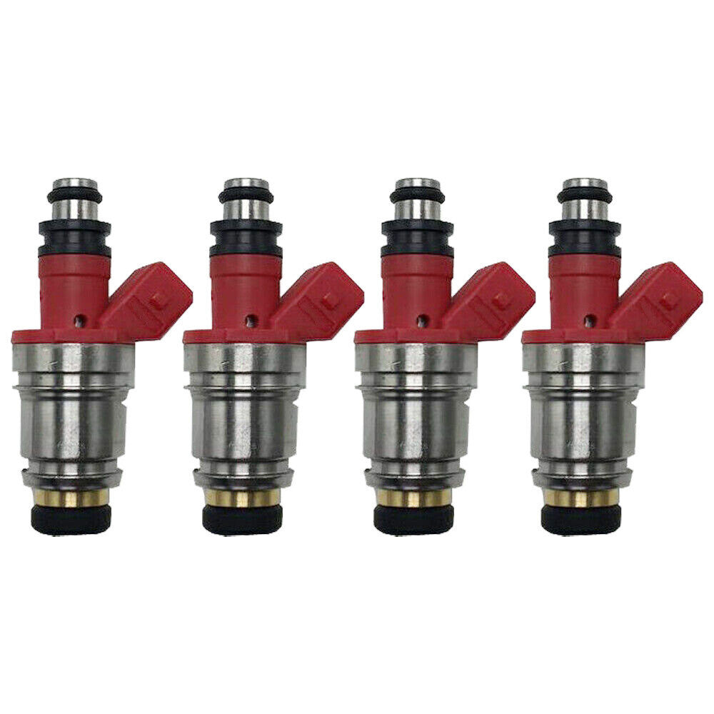 4-pack fuel injectors JS21-1 16600-86G00 for 1990-1995 for Nissan Pickup D21 2.4L