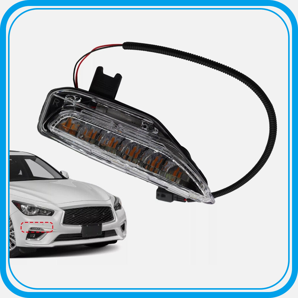 FITS for INFINITI Q50 RIGHT PASSENGER SIDE TURN SIGNAL LIGHT LAMP BUMPER