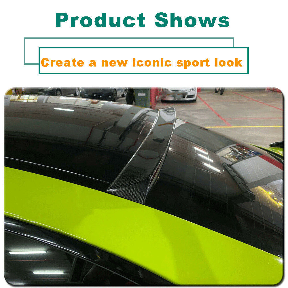 Carbon Fiber Rear Roof Spoiler Top Wing Fit for BMW 640i 650i M6 Gran Coupe 12UP