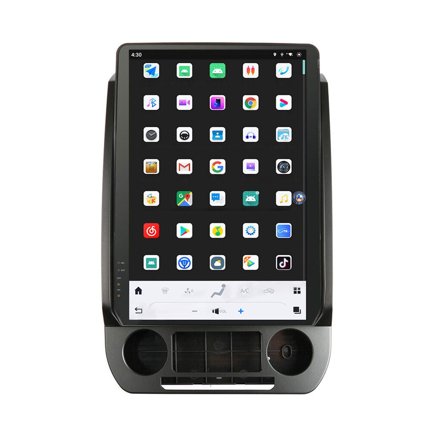 Fit for Ford F150 F250 F350 F450 F550 15-22 Android 11 Vertical 2K Screen Radio