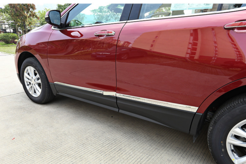 2018-2022 for Chevrolet Equinox Chrome Door Body Side Moulding Cover Strips Trim