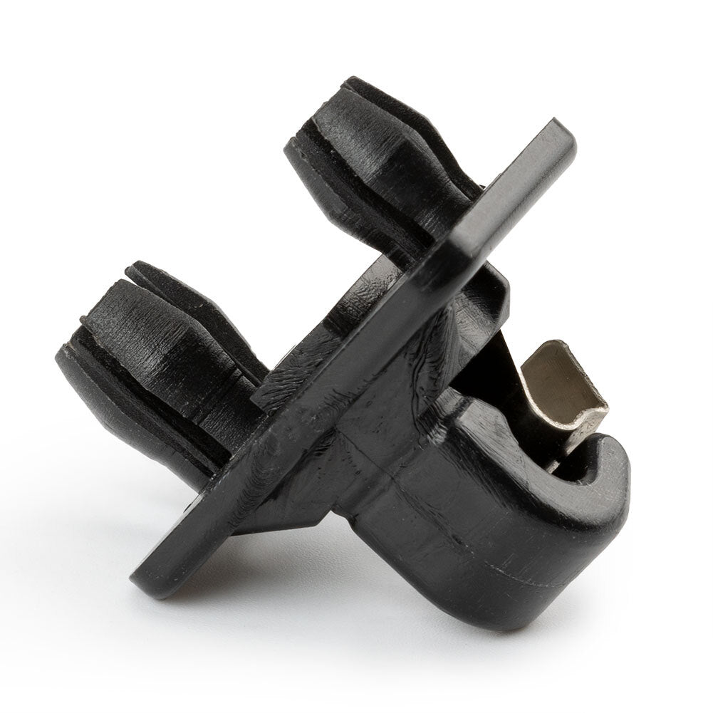 2-Pack Black Sun Visor Gray Clip Bracket Hook 8u0857562a for Audi S5 S4 A5 A4 TT Q5