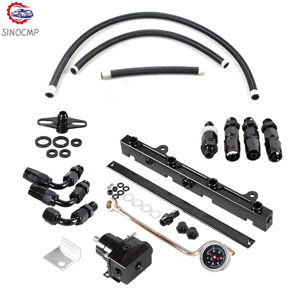 Series Tucked K Swap Fuel Line System Kit K24 K20 DC2 for Civic Integra AN6 1988-UP