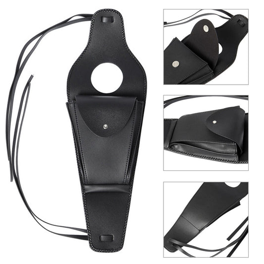 Motorcycle PU Leather Fuel Gas Tank Center Pouch Bag Tank Pad Cover Fits for Harley