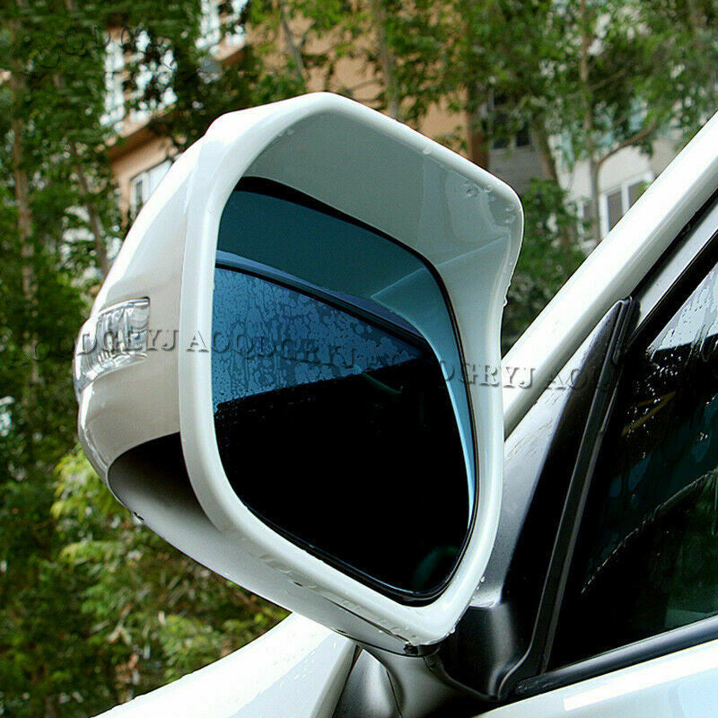 for Toyota Prado FJ150 2010-2021 pearl white Side Mirror Rain Eyebrow frame Trim