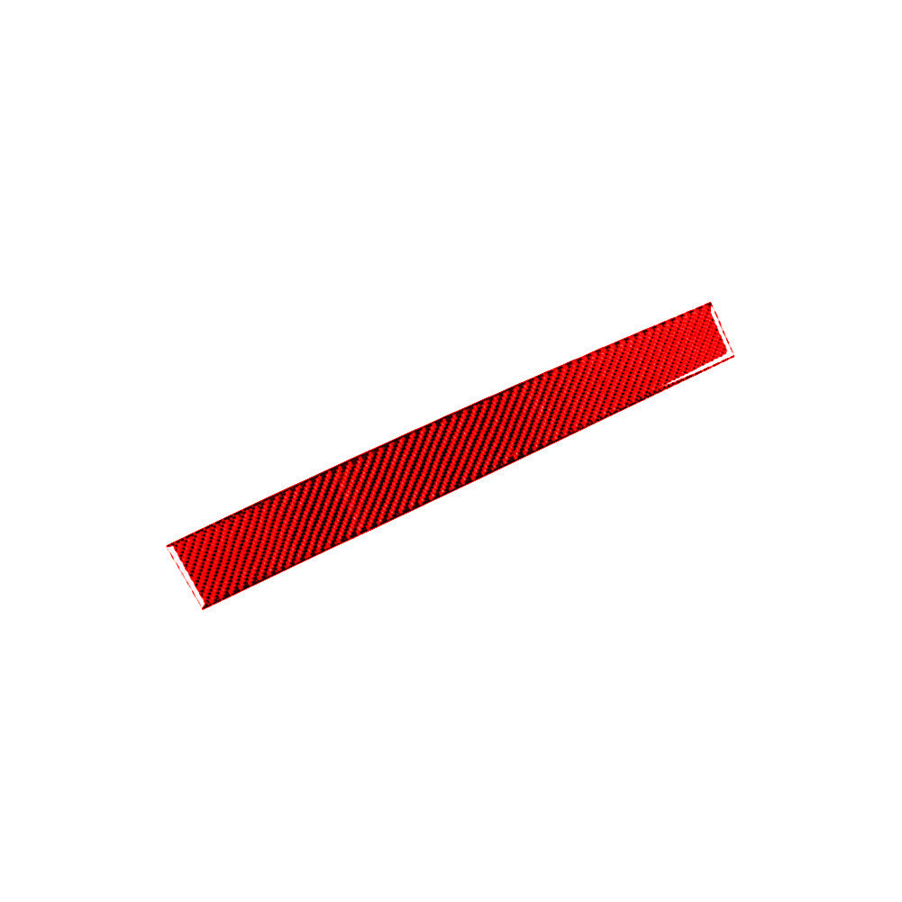 Red Carbon Fiber Passenger Dashboard Strip Cover Trim for Jeep Liberty 2008-2012