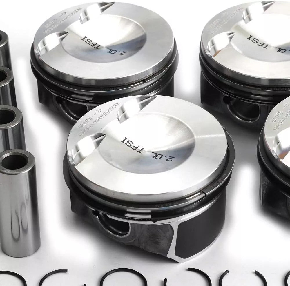 4 Pcs Upgraded Pistons  Rings for VW for Tiguan for AUDI A4 Q5 2.0T 06H198151B