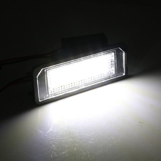 2Pcs Rear LED Number License Plate Lights Lamp Bulbs for VW GOLF5 2003-2008