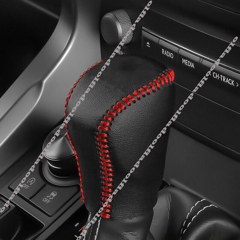 for LEXUS RX350 450h 2016-22 Leather DIY Hand-stitched Car Gear Shift Knob Cover