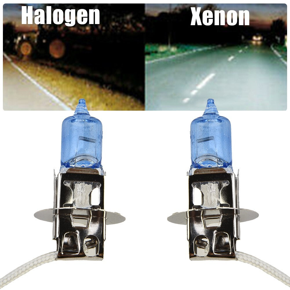 Fog Light Car Bulb 100W 12v H3 Halogen Headlight Lamps Spotlight White