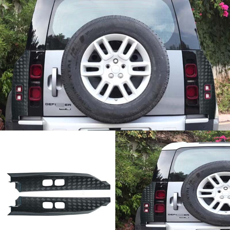 Rear Tail Light Protection Board for Land Rover for Defender 2020-2023 Carbon Fiber