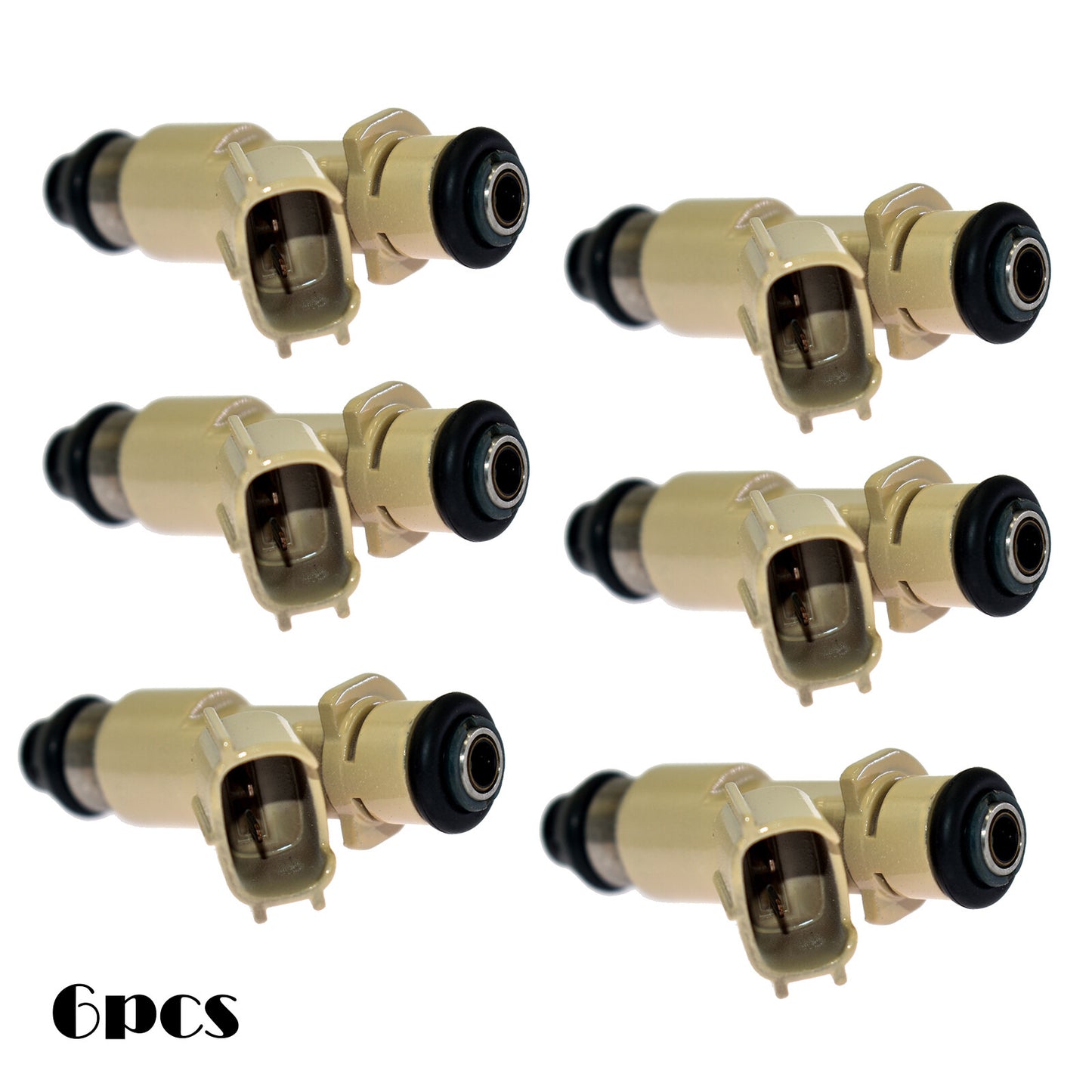6pcs Fuel Injector for 2005-2007 for Honda Accord Hybrid 3.0L V6 16450-RDV-J01