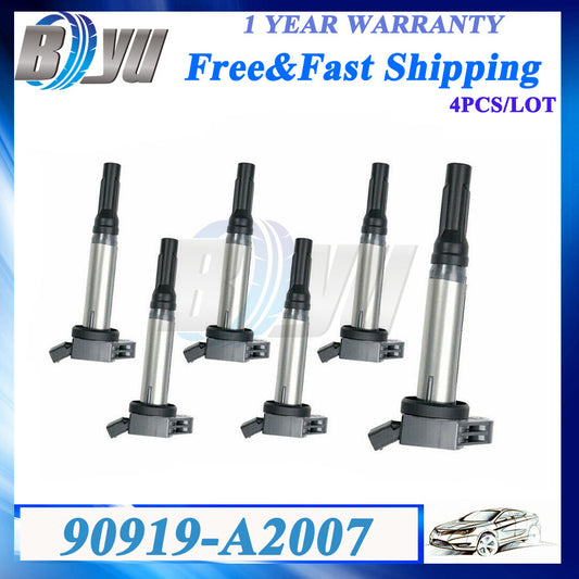 90919-A2007 6X Ignition Coil Pack for Toyota for Camry for Avalon Rav4 for Sienna Venza 3.5L