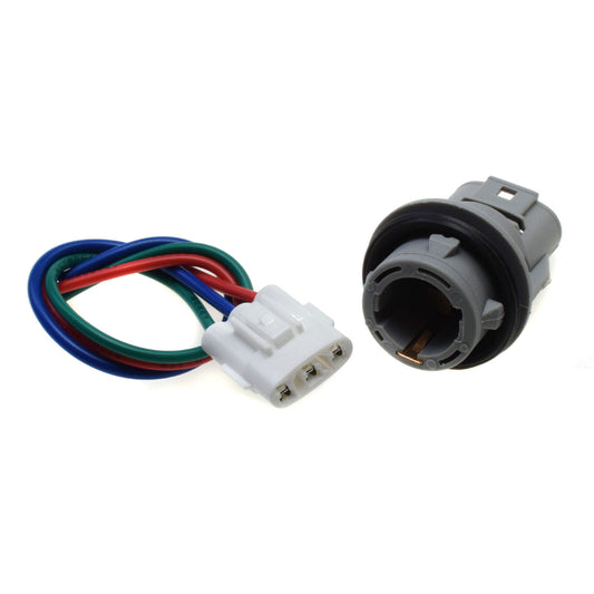 Front turn signal flashing bulb socket and connector wiring harness for Acura for Honda