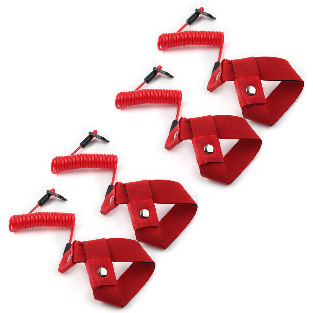 4PCS Stop Kill Key Floating Safety Wrist Lanyard Fits for Yamaha Jet Ski Wave Runner