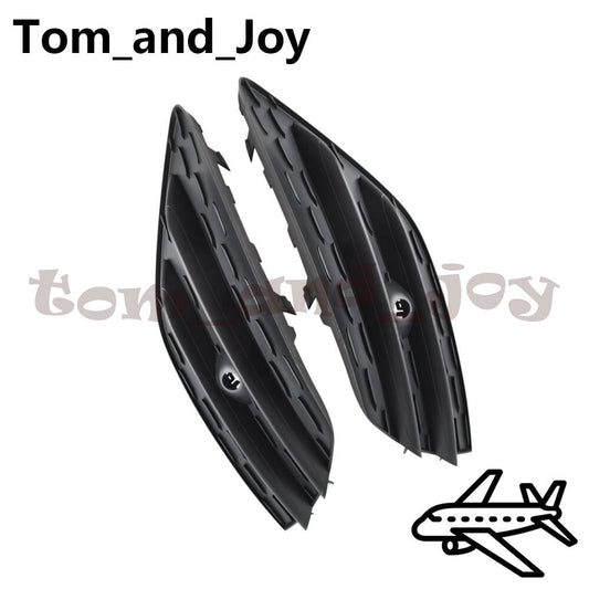 2pcs Right+Left Side Front Bumper Lower Grill Black for Mercedes CLA W118