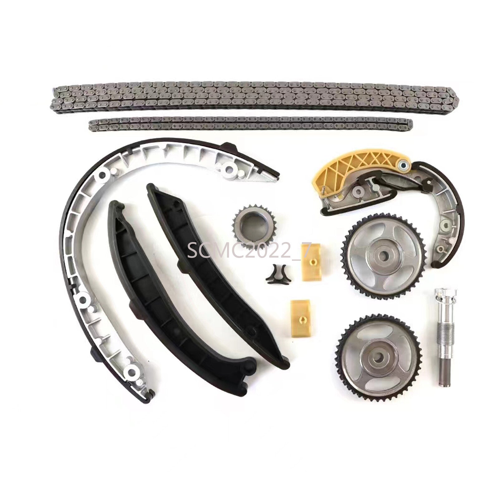 13Pcs Engine Timing Chain Tensioner Guides Kit for Porsche for Panamera 3.6L 4620 CW