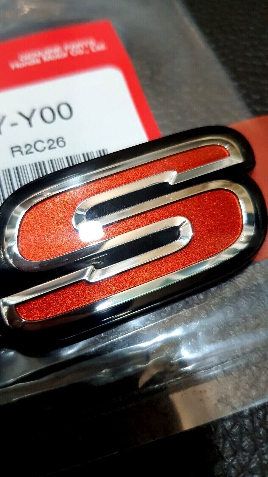 RS for HONDA logo embroidered badge for rear of for Honda for Civic FC FK JAZZ 2015-20