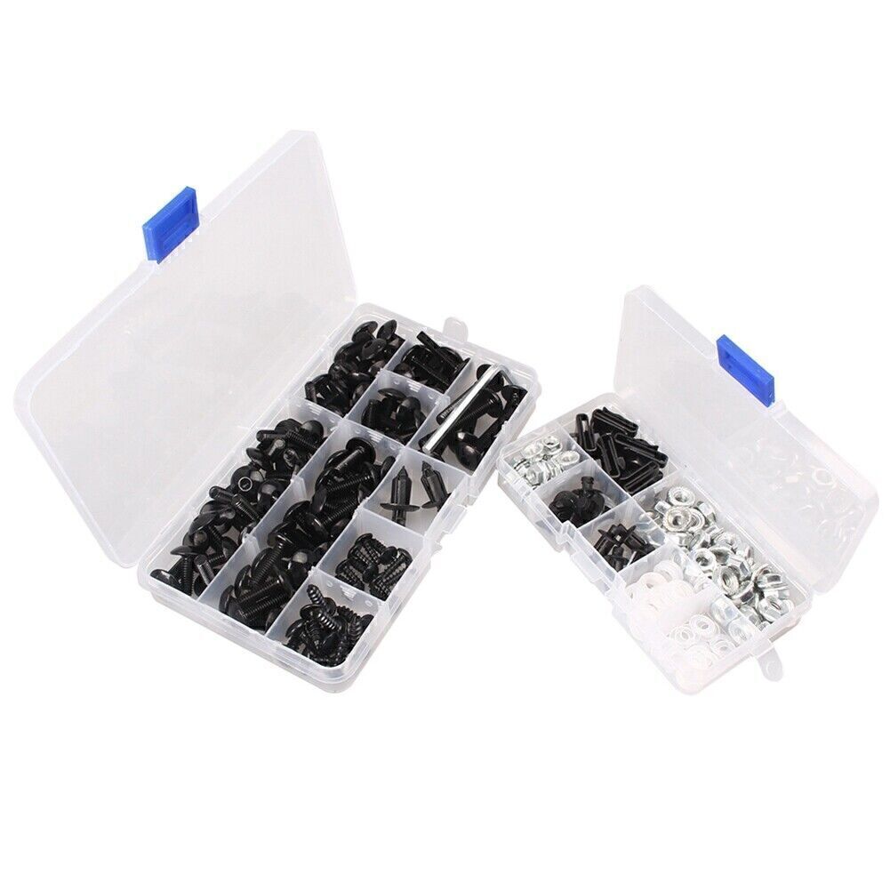Motorcycle Fairings Bolts Kits Fastener Clips Screw Spring Nuts Fit Sport Bike