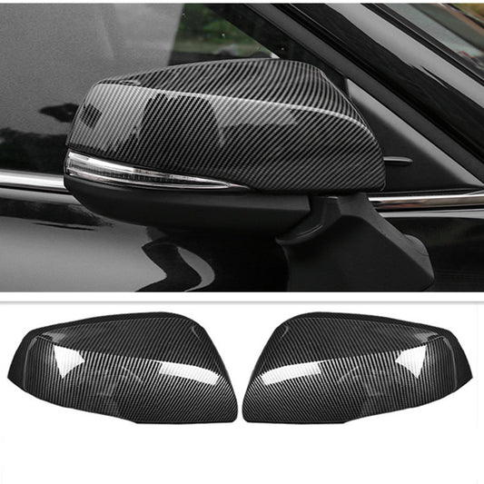 Carbon fiber rearview mirror cover trim suitable for Toyota Tacoma 2016 - 2023
