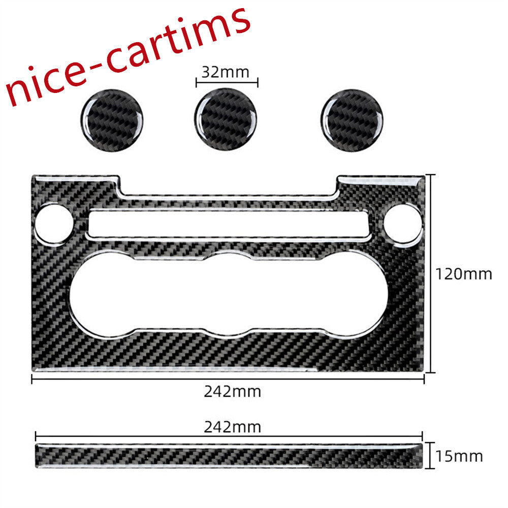 Carbon Fiber Central Air Condition Switch Cover For LR for Range Rover Sport 2014-17