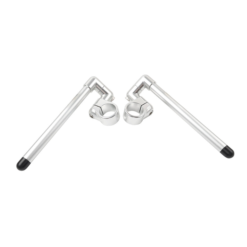 Universal 43MM Cafe Racer Bars 7/8 Motorcycle Clip-On Handlebar Fork Tube