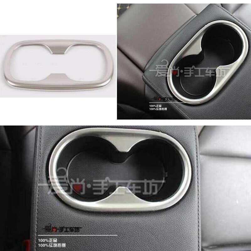 for Toyota for Corolla 2020-2024 Silver Rear Water Cup Holder Panel Cover Trim 1PCS