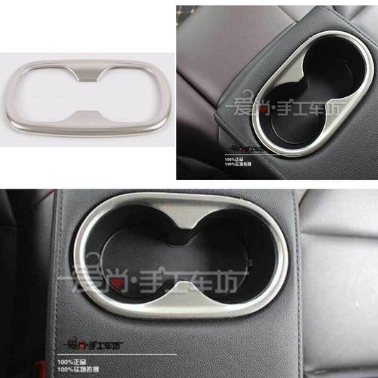 for Toyota for Corolla 2020-2024 Silver Rear Water Cup Holder Panel Cover Trim 1PCS