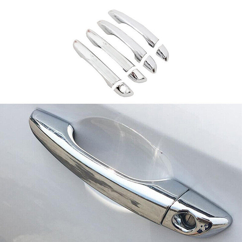for Hyundai for Elantra 2017-2020 Chrome Exterior Door Handle Molding Cover Trim 8x