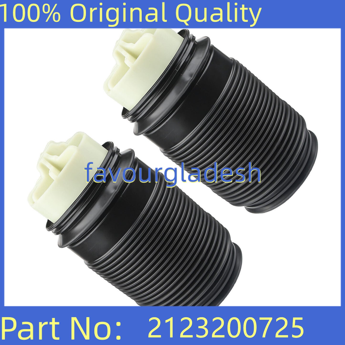 Pair Rear Air Suspension Spring Bag for Mercedes E Class W212 2123200725
