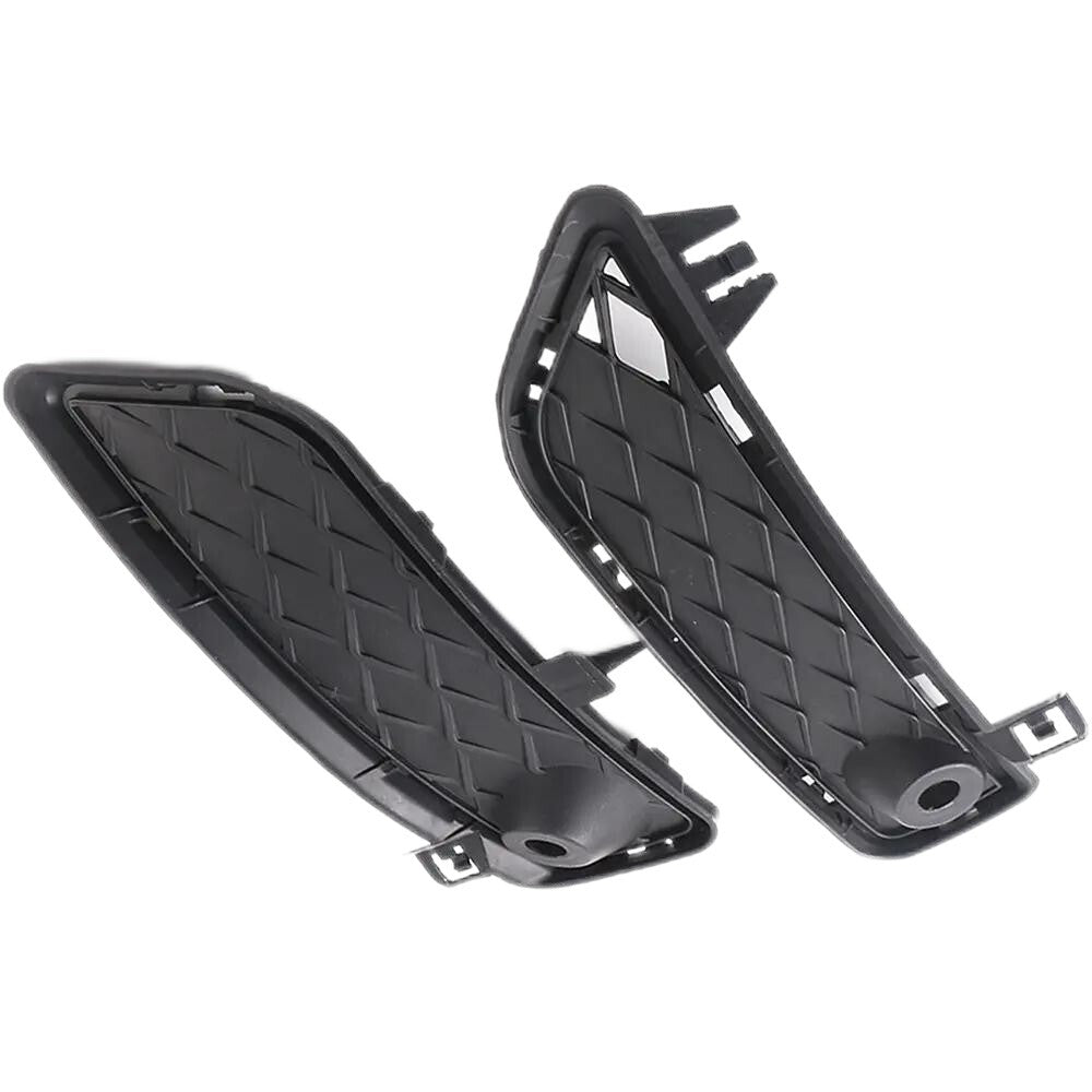 2Pcs Front Left Right Bumper Outer Grille Bezel Black for BMW X3 2009-2015