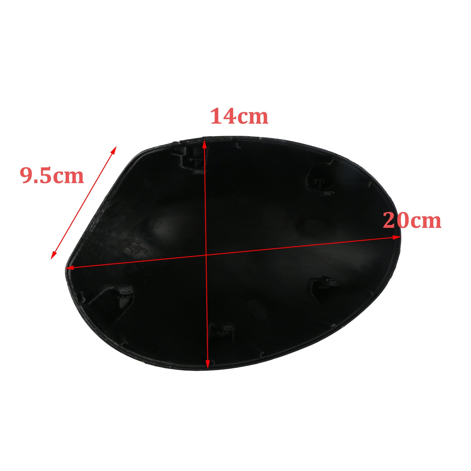 Rear door mirror caps for Mini Cooper R55 R56 R57 R58 R60 carbon fiber L+R