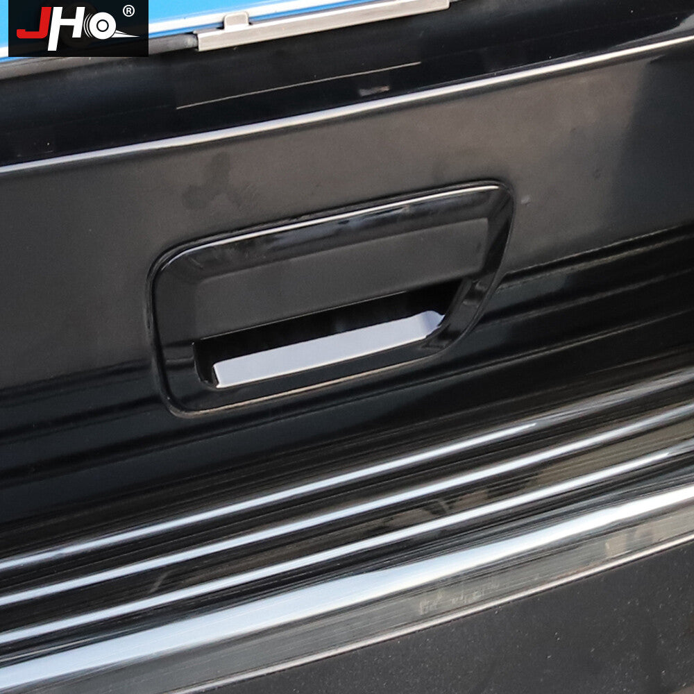 Glossy Black Rear Door Tailgate Handle Bowl Trim for Jeep Grand Cherokee 2014+
