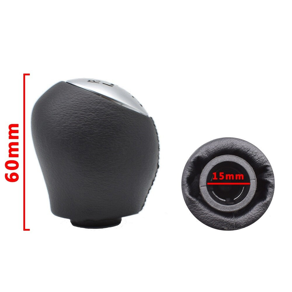 6 Speed Leather Gear Shift Shifter Knob Lever Stick Handball for Vauxhall Movano