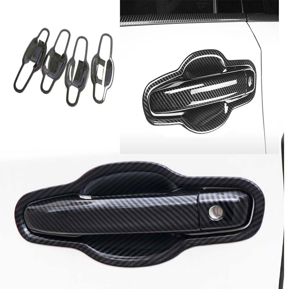 for Chevrolet Malibu 16-2024 ABS Carbon Fiber Exterior Side Door Bowl Cover Trim