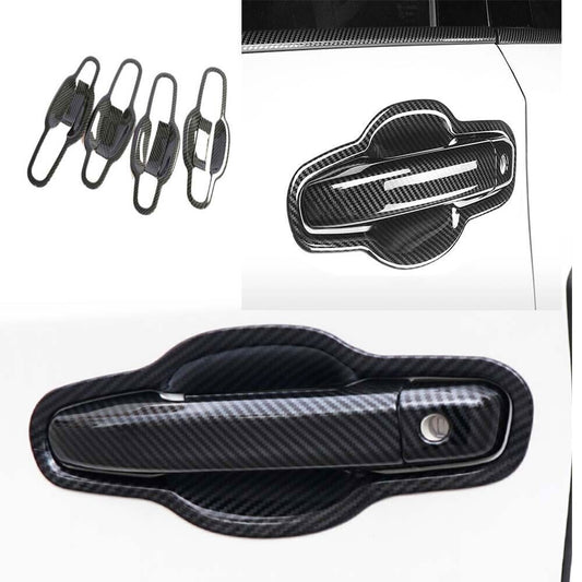 for Chevrolet Malibu 16-2024 ABS Carbon Fiber Exterior Side Door Bowl Cover Trim